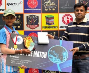 हार्दिक कुमार के शानदार शतक की बदौलत स्ट्राइकर स्पोर्ट्स क्रिकेट अकैडमी सीनियर की पुष्पा मेमोरियल क्रिकेट टूर्नामेंट में शानदार जीत